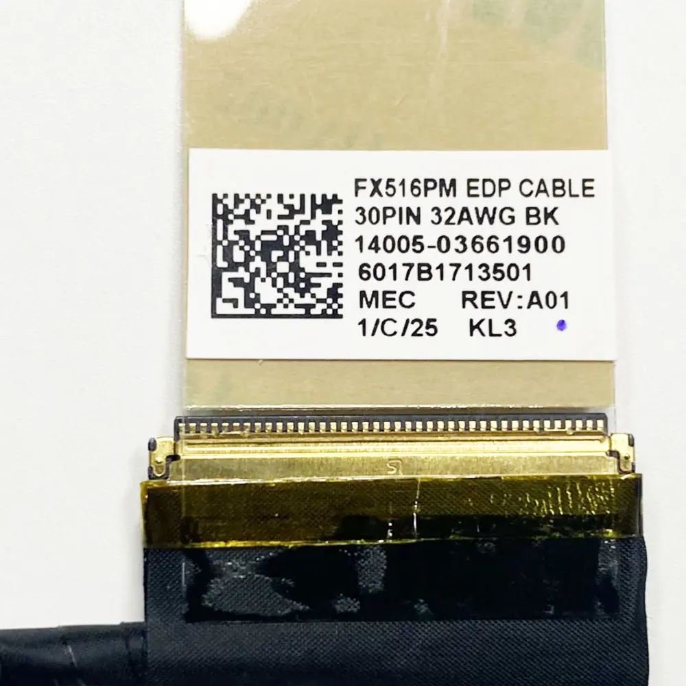 OEM For ASUS TUF Air Dash F15 FX516 FX516P FX516PE FX516PM FX516PR Laptop Video Screen LCD LED LVDS Display Ribbon Flex Cable
