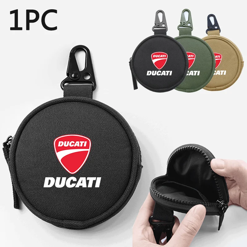 

Мотоциклетная сумка для ключей, кошелек для монет, аксессуары, защитный пакет для ключей для Ducati Scrambler Multistrada 950 1100 1260, Sport Monster