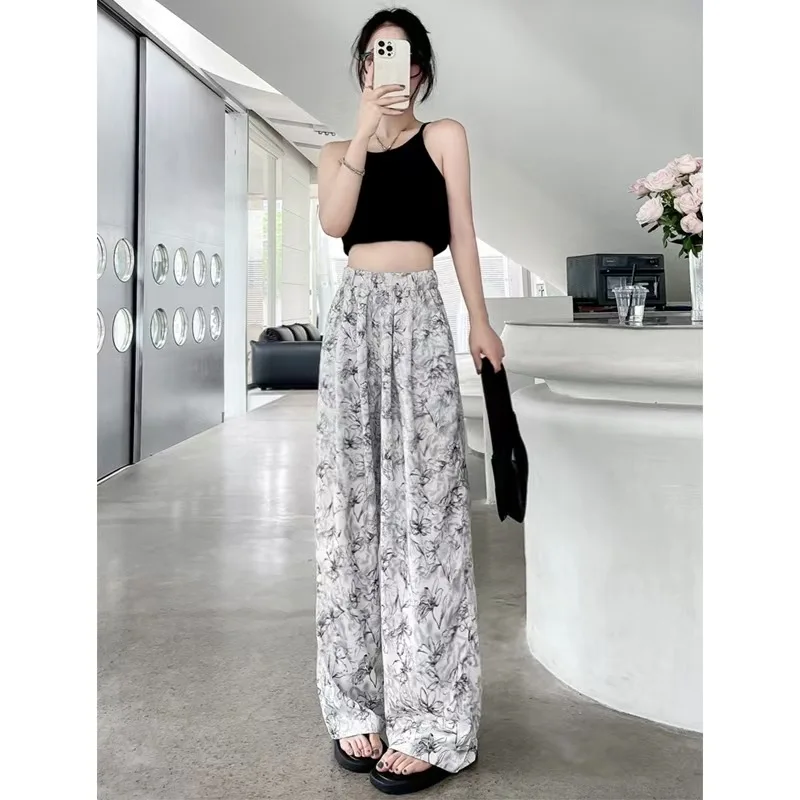 

Широкие брюки женские зимние женские осенние синельные вязаные нежные вельветовые жаккардовые фланелевые брюки в клетку офисные винтажные Altgoth 2025