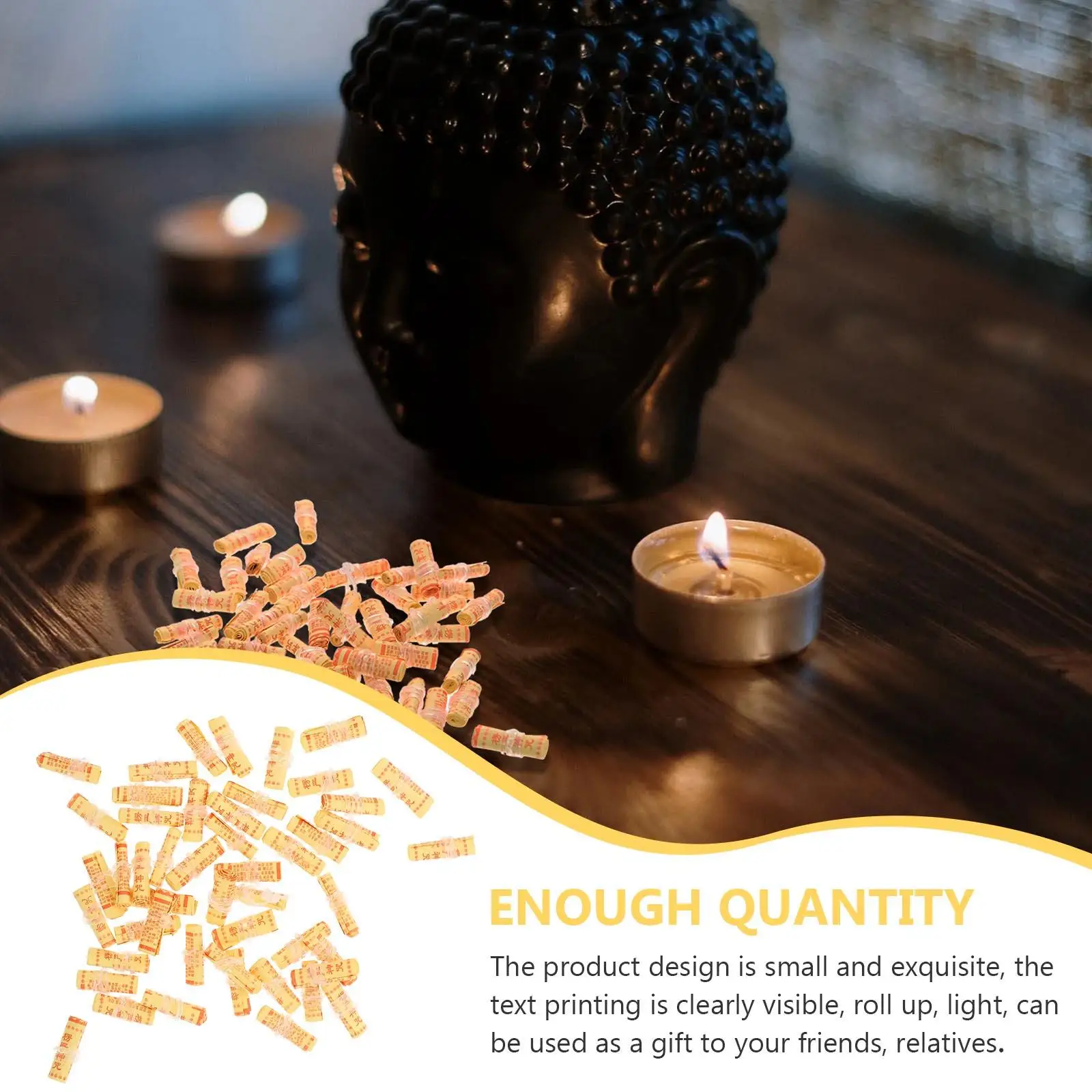 50 rolos de escrituras em miniatura, pequenas escrituras de papel para crentes religiosos, leves, portáteis, fáceis de usar