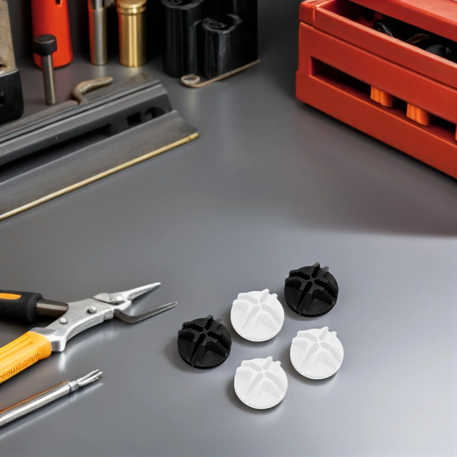 30 قطعة من مشابك التثبيت البلاستيكية للوحات الشبكية، قطع توصيل لخزائن التخزين ورفوف الدولاب وحظائر الحيوانات الأليفة والسياج