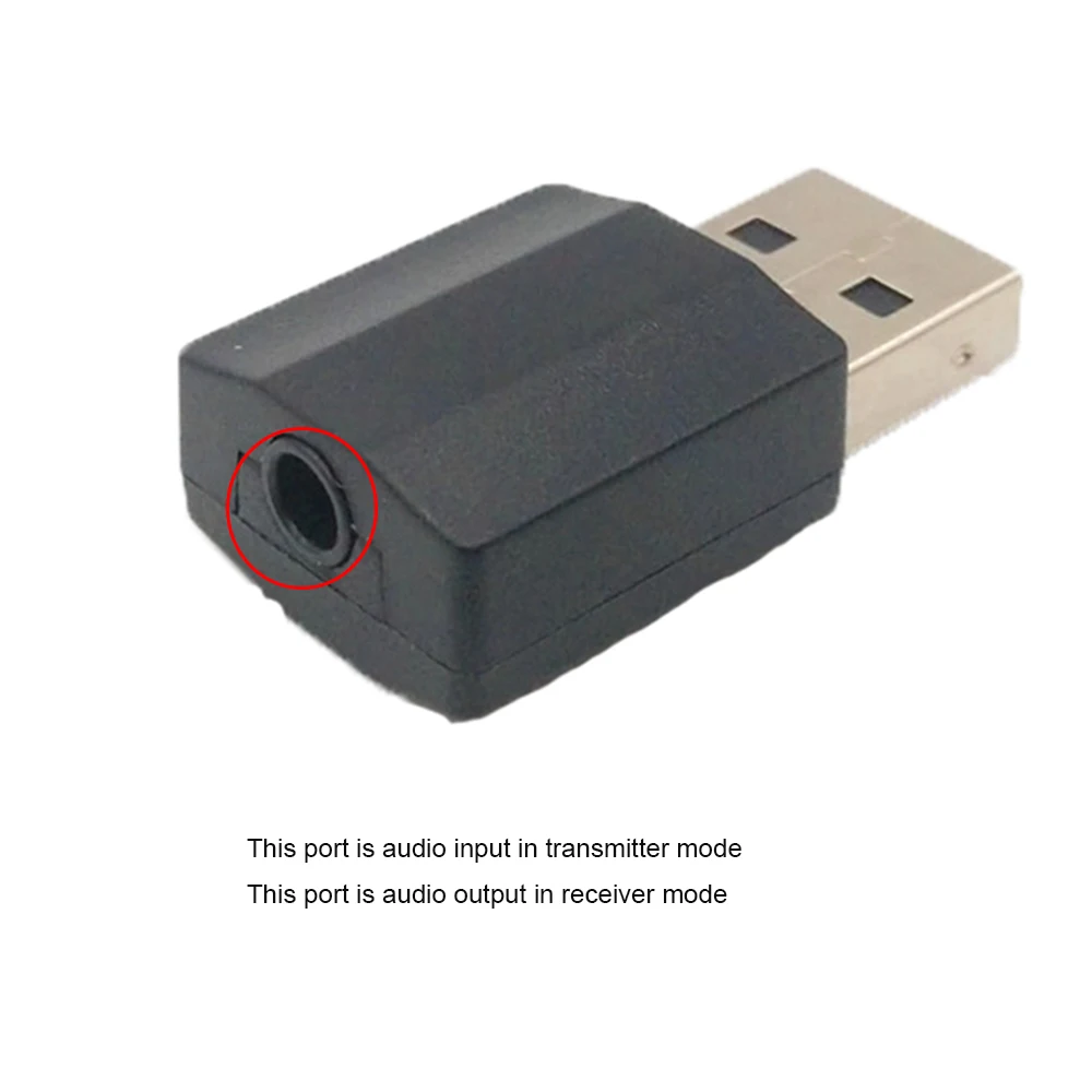 Bluetooth-compatible 5.0 2 in 1 Audio Receiver Transmitter 3.5mm Jack RCA  USB Adapter For Phone TV Laptop Earphone Tablet