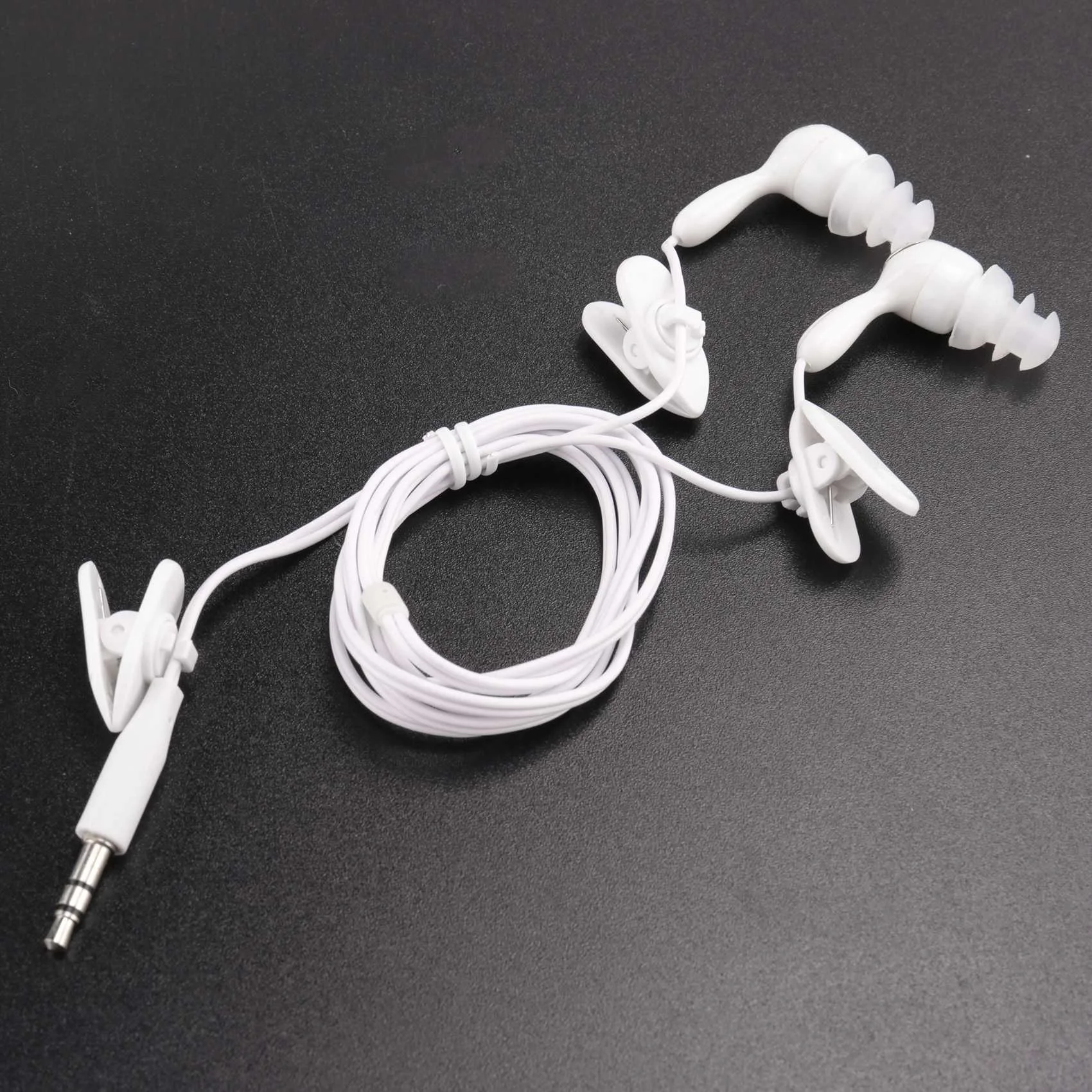 방수 USB MP3 플레이어, 수영 다이빙 서핑, 블랙 헤드셋, FM 라디오, 4GB