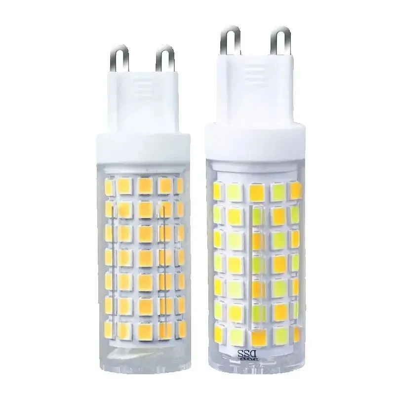 G9 LED Bulbs 220V Cold/Warm Nature 3500K 6500K Bright Household Bubble Corn Lamp 5 7 9W Three-color Energy-saving Dimming Light