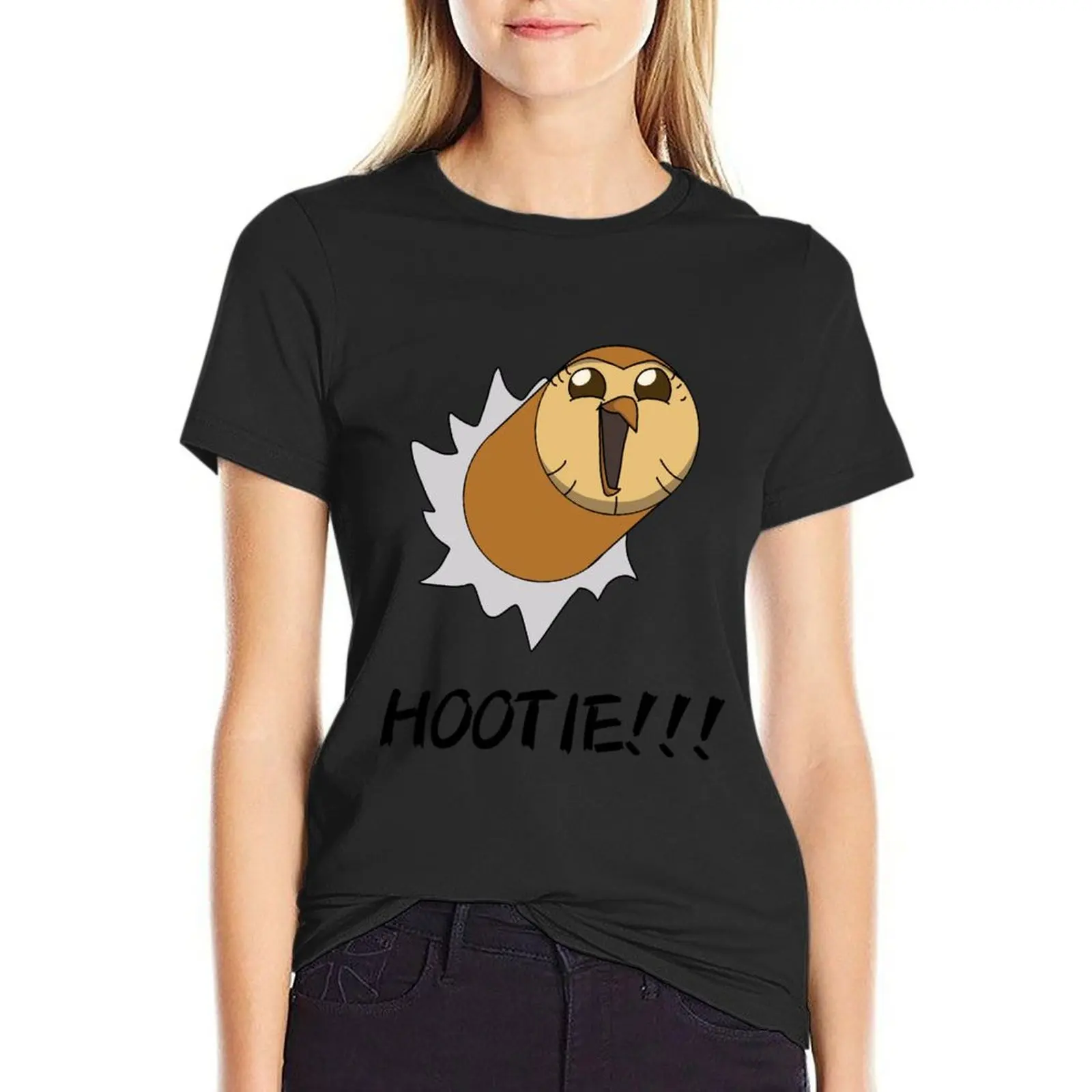 Hootie burst T-Shirt korean fashion tees lady clothes t shirts for Women