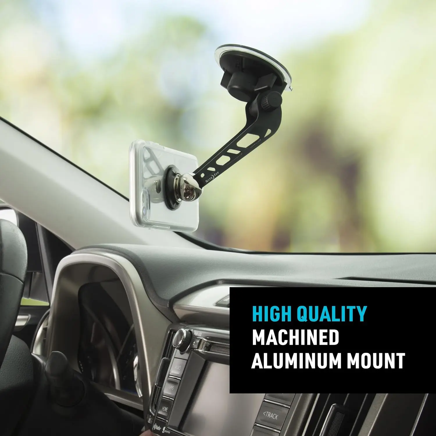 스틸리 자동차용 마그네틱 핸드폰 거치대 - 블랙