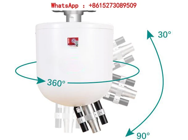 

Fully automatic tracking and positioning jet fire extinguishing device ZDMS5L high space fixed 10L intelligent fire water cannon