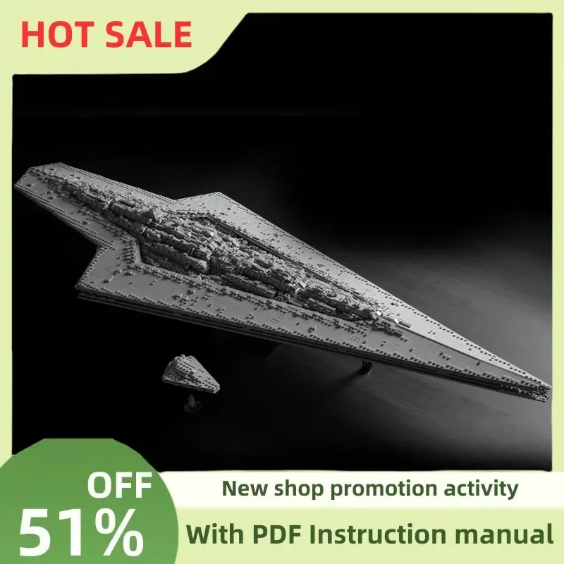 

New 7284Pcs Famous Star Battle Movie Moc Dreadnought Heavy Space Model Diy Creative Ideas Kid Toys Birthday Gift Custom Puzzle