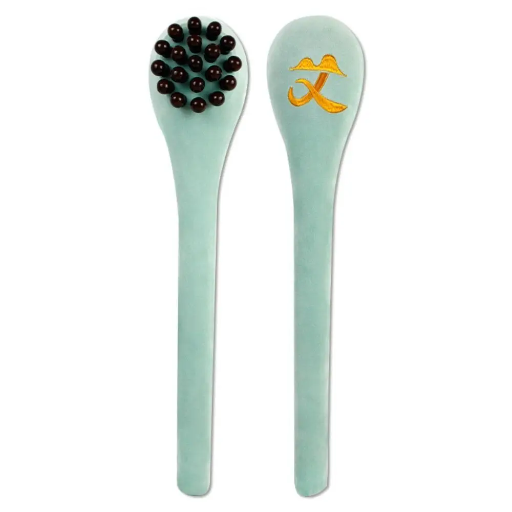 

Multifunctional Meridian Massage Stick Portable Design Handmade Mugwort Massage Hammer Acupoint Tapping 48cm Length