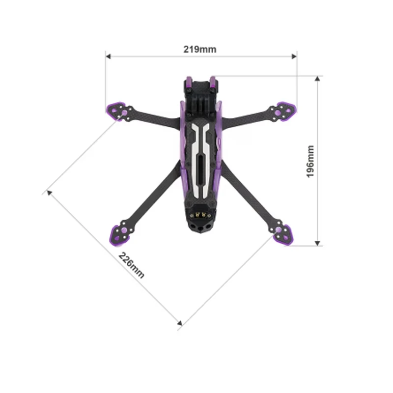 

Axisflying FPV Manta 5SE V2 5 Inch DC Wide X FPV Frame & Power Combo for Freestyle Cinematic FPV Drone Build