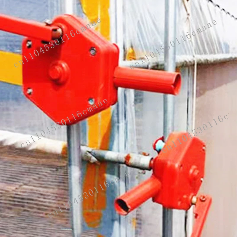 

Greenhouse Vegetable Greenhouse Accessories Ventilation Lifting Device Side Wall Film Self-locking Greenhouse Hand Winch