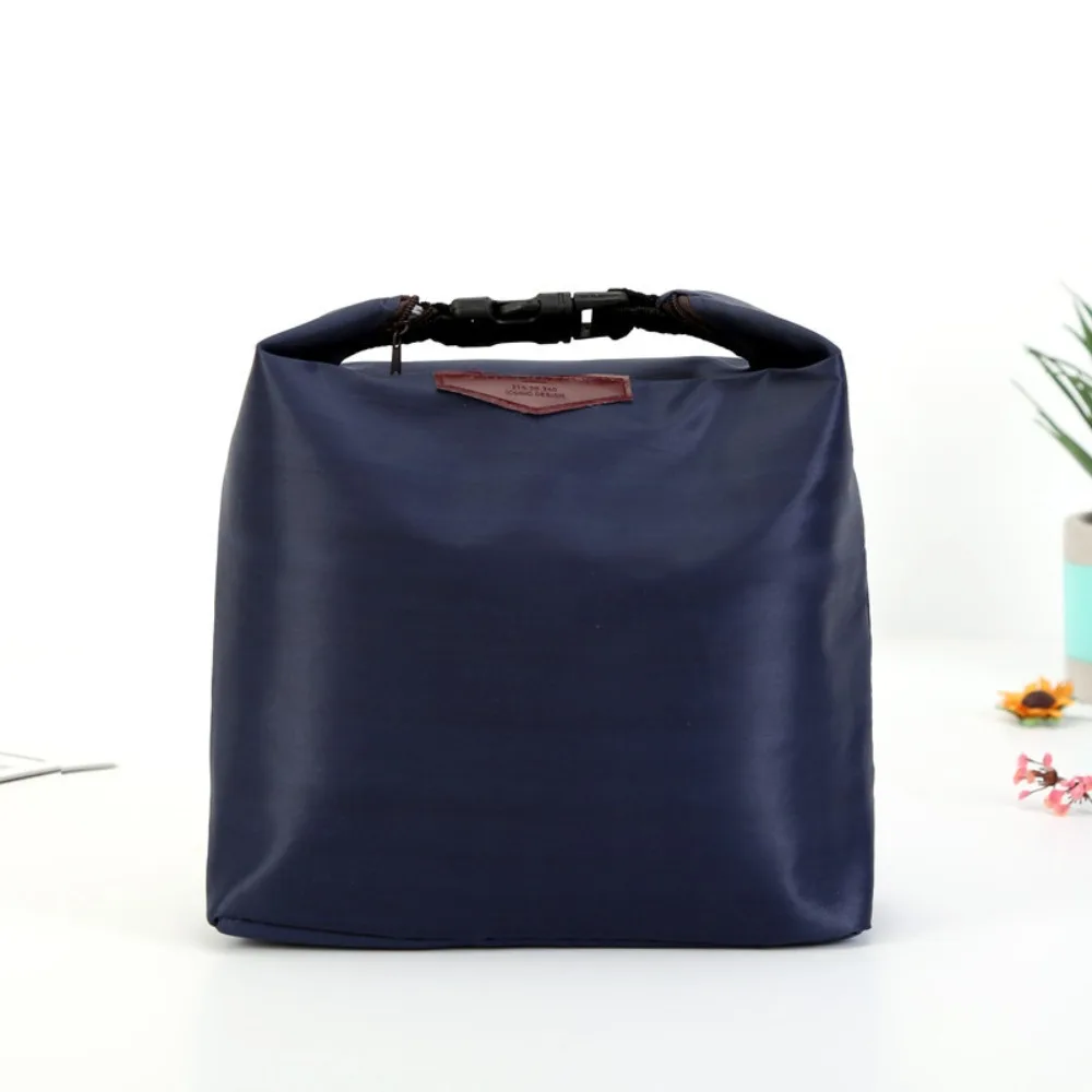 Large Capacity Thermal Insulated Lunch Bag Waterproof Oxford Cloth Storage Bag Handbag Tote Insulation Package Cooler Lunchbox