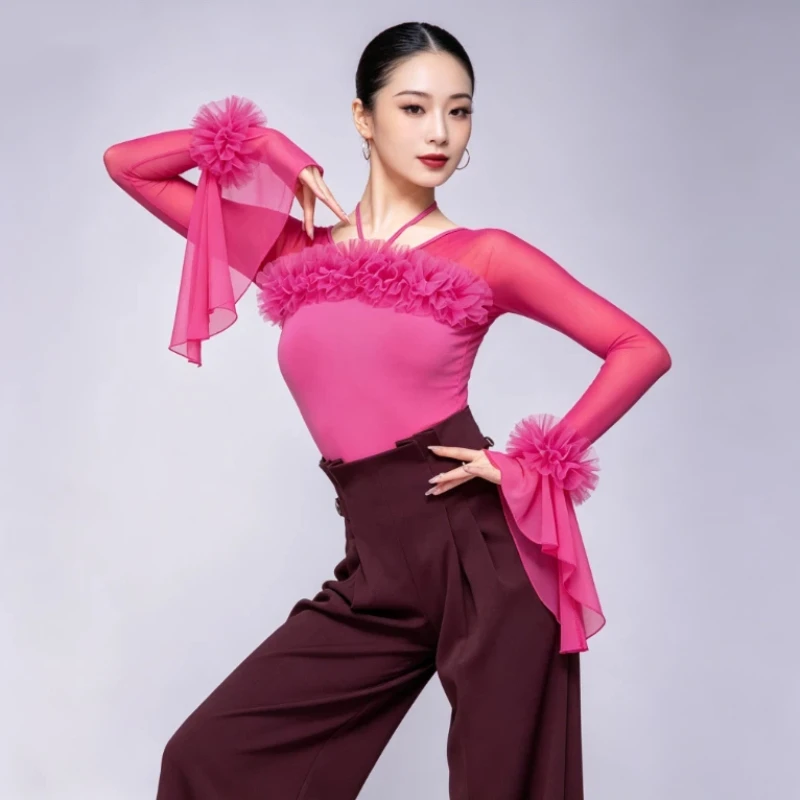 High End Brand Modern Dance Top, New Fashionable National Standard Dance Dress, Ballroom Dance Waltz Dance Dress