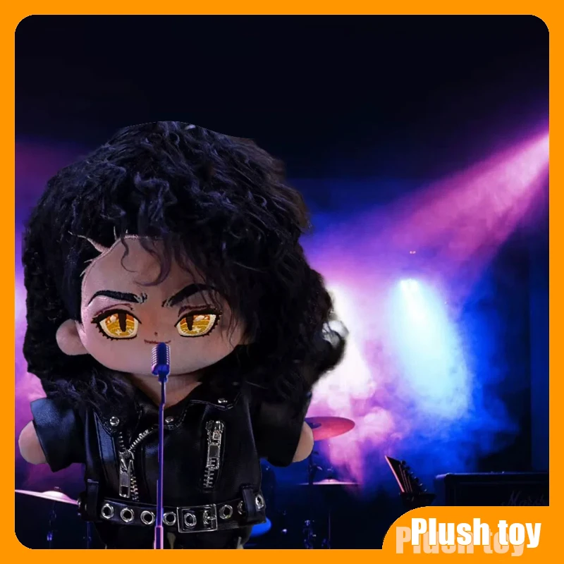 In Stock Original Michael Jackson 20cm Cotton Doll High Appearance Star Merchandise Soft Plush Collectible Gift For Music Fans