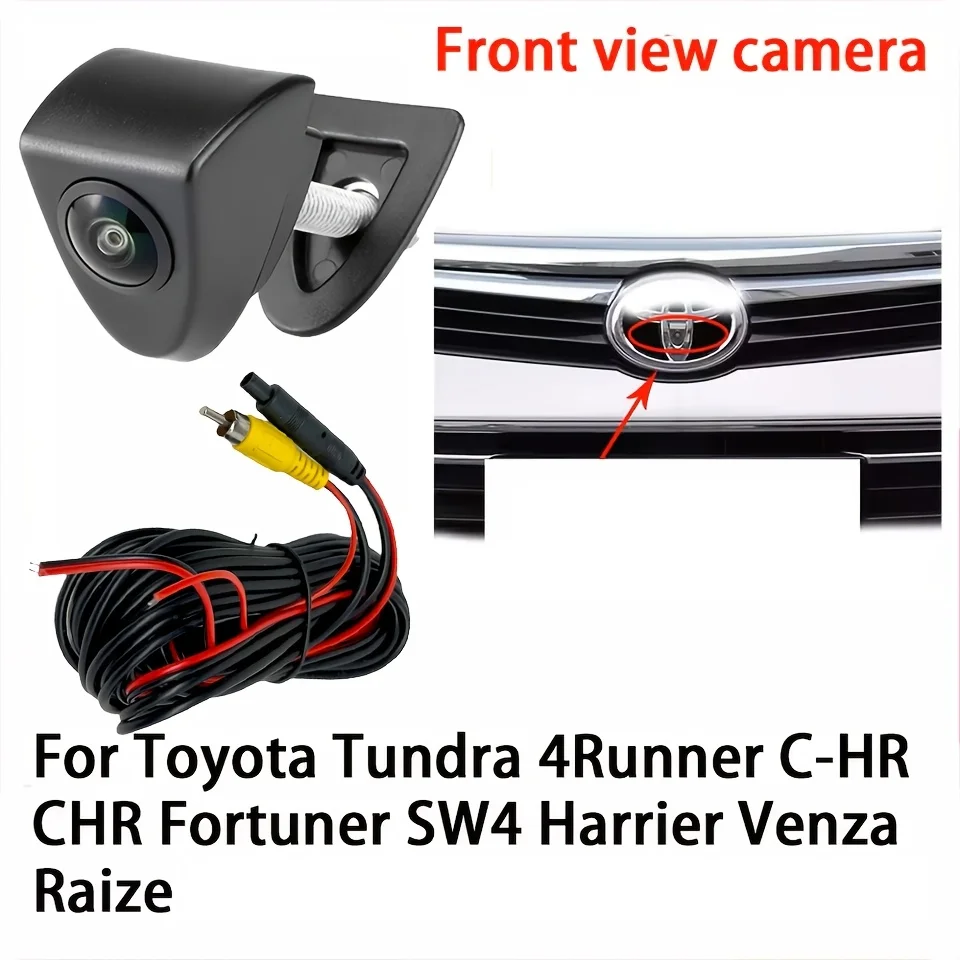 Passend für Toyota Frontkamera: Weitwinkel-LOGO-Frontkamera, integriertes Logo für die Frontansicht, geeignet für verschiedene Toyota-Modelle.