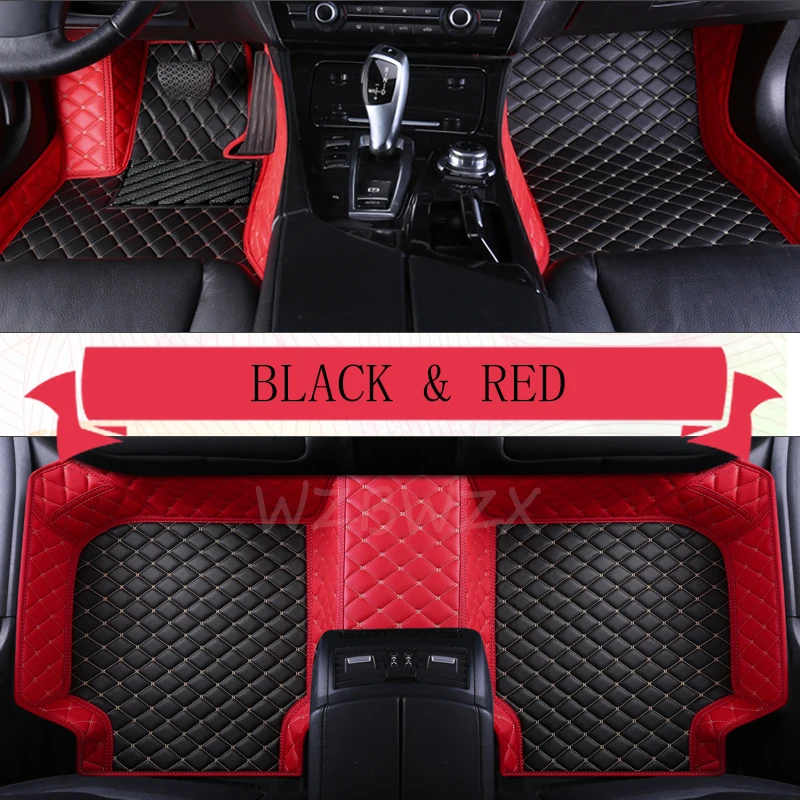 

WZBWZX Luxury 5D Custom Leather Car Floor Mats For Volkswagen All Models Polo Golf 7 Tiguan Touran Jetta CC Beetle Vw Auto Parts