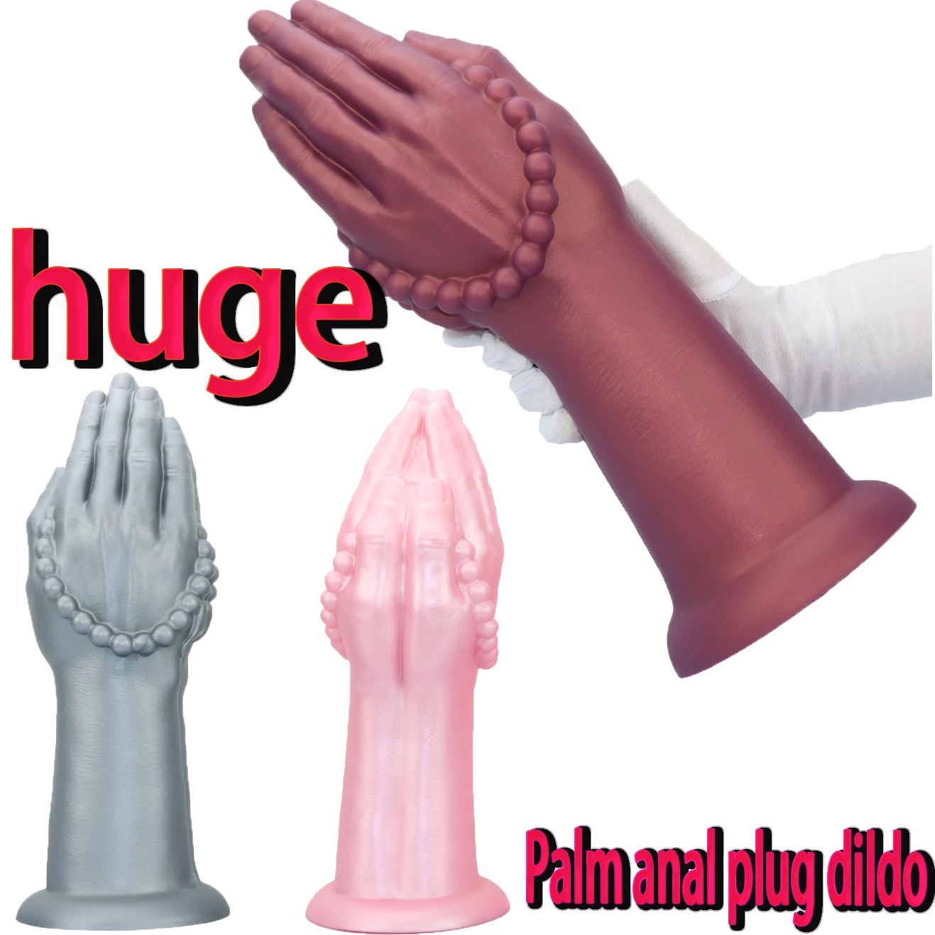 Latest Silicone Realistic Hand Dildo Anal Plug Suitable For Vaginal Masturbation Or Anal Fisting Men\'S Large Dildo Adult Product