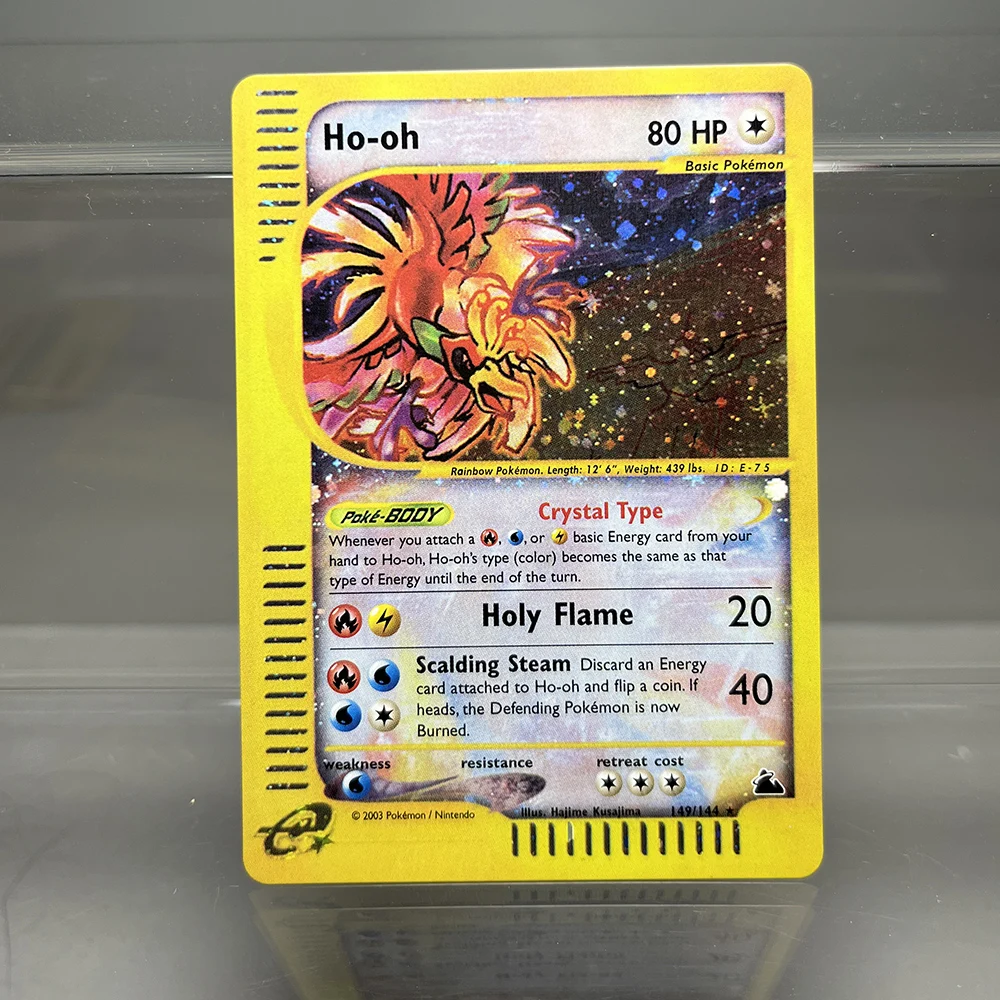PKM Holografische einzelne Proxy-Karten Lugia Charizard Venusaur Folie Spielesammlungskarten PTCG Kinderspielzeug