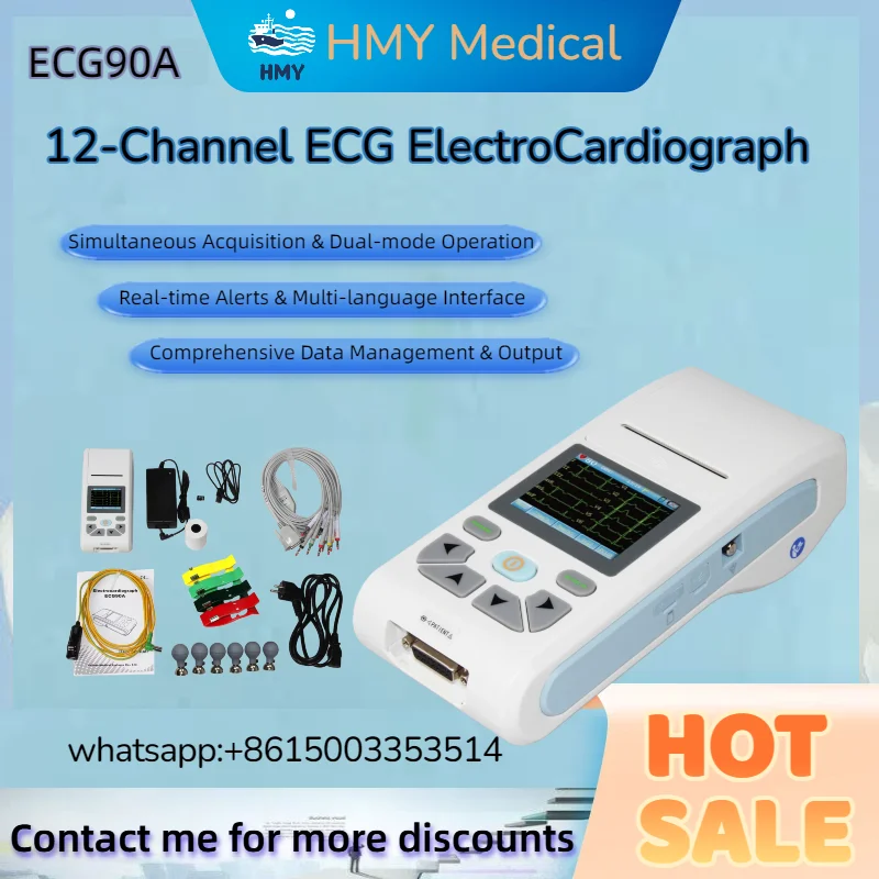 touch-screen-single-channel-ekg-machine-home-use-ecg-with-pc-software-for-real-time-analysis