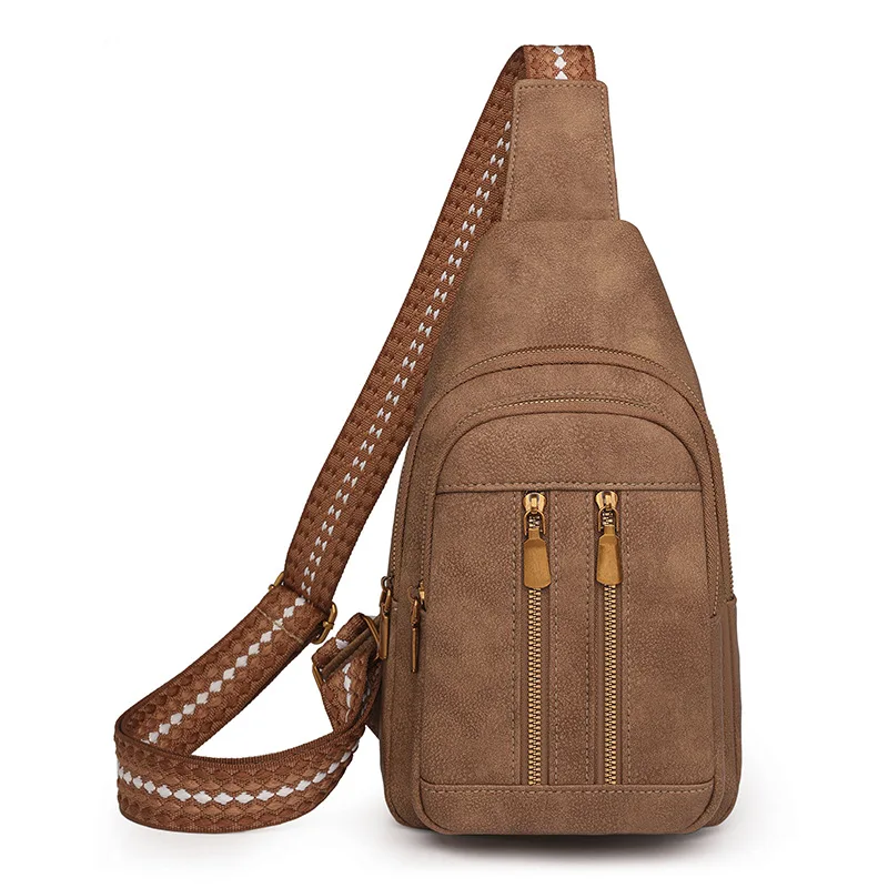 Multi Functional Chest Bag With Earphone Hole Women Backpack Female Sling Messenger Travel Waist Crossbody Bag Girl Back Pack