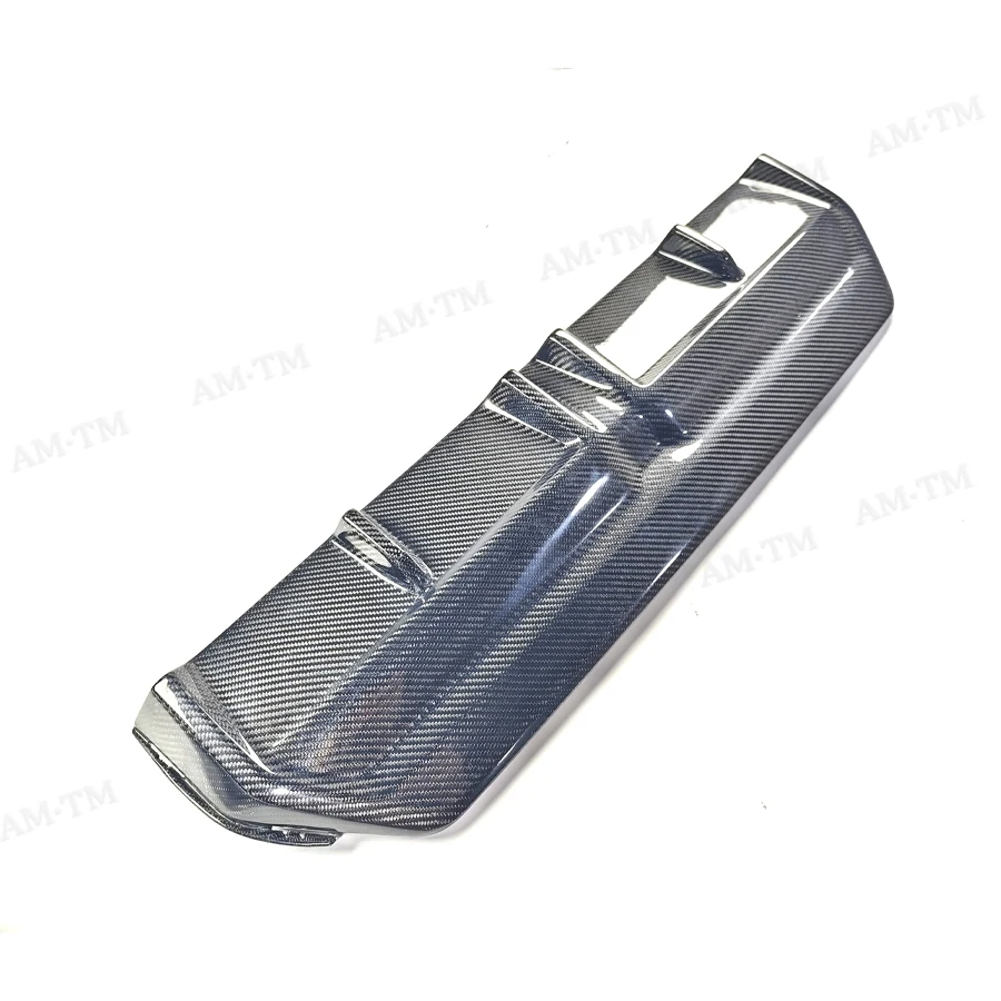 For BMW 2 Series G42 M240 2021+ Rear Lip Diffuser Dry Carbon Fiber Bumper Lips Diffusers Shark Fin Type Car Styling body kit