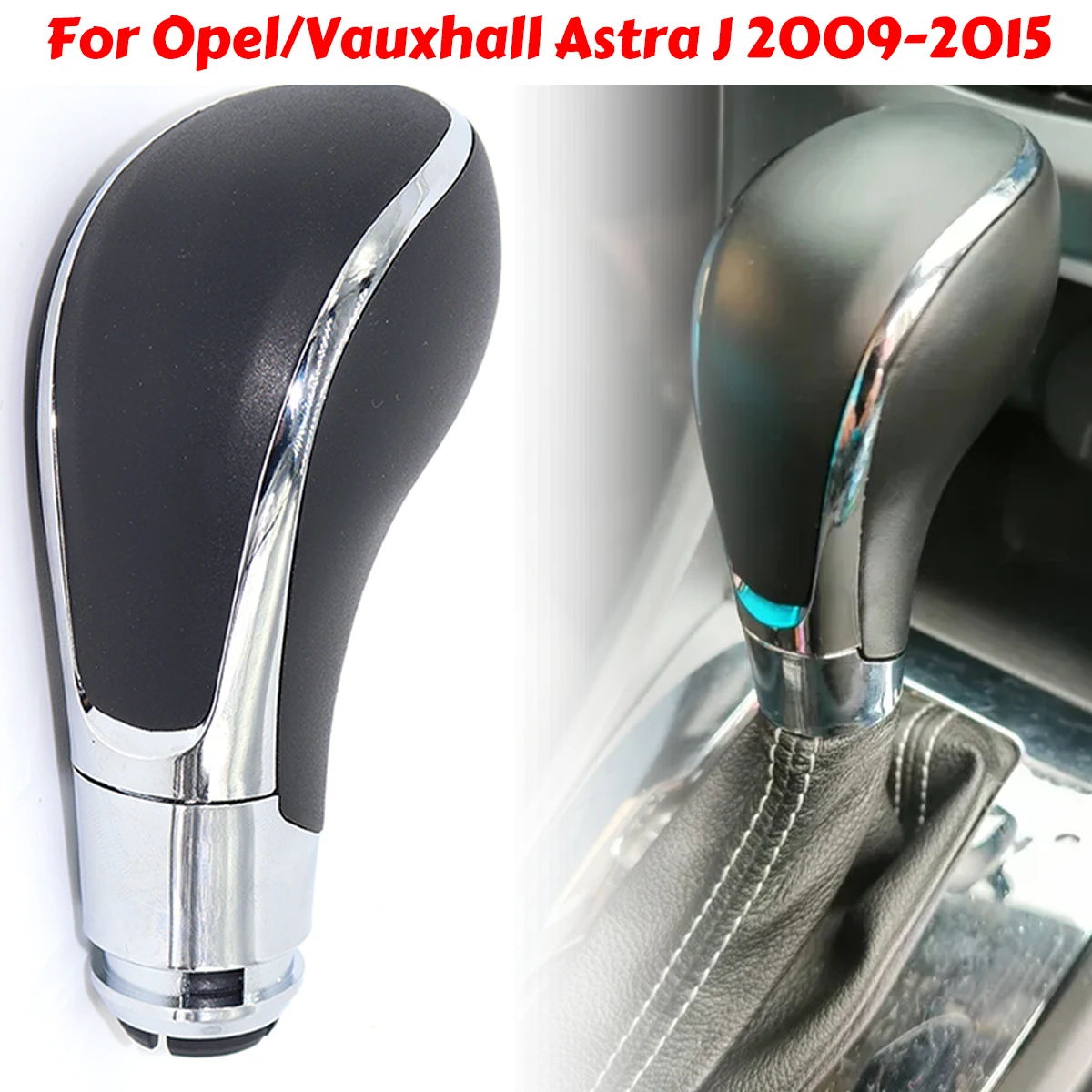 Automatic Gear Shift Knob Shifter Knob Lever Stick For Opel Vauxhall Astra J Gear Lever Handle Replacement Interior Accessories