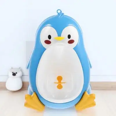 

Urinal for Penguin Shape Large Capacity Adjustable Height Powerful Suction Cups Easy Clean Removable Smooth Tank