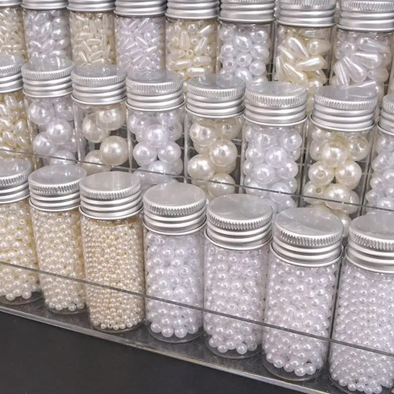   Colorful Plastic Beads for Handmade Jewelry Making Safe Craft Supplies With Storage Box Art Projects