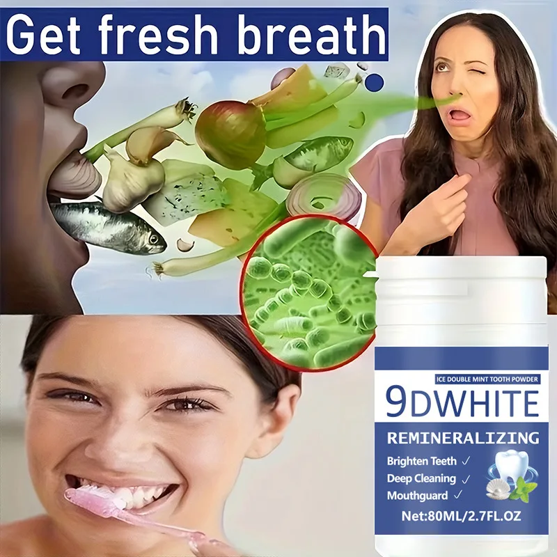 مسحوق تبييض الأسنان 9D باللون - مراجعة Teeth Whitening Dental وسعره