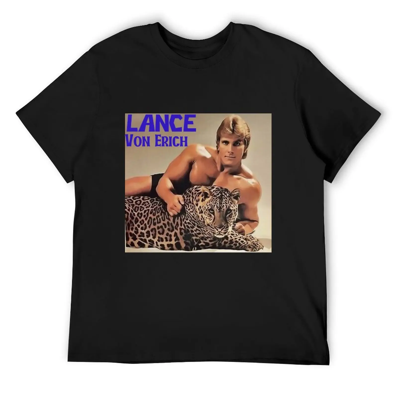 Lance Von Erich T-Shirt blanks cheap stuff Short sleeve tee oversized mens t shirt