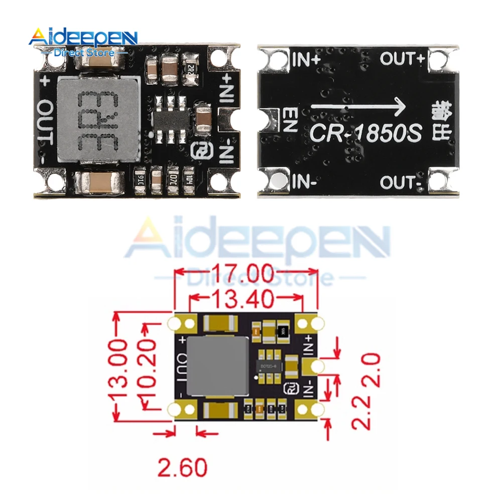 DC-DC Buck Converter Step-down Power Supply Module 6.5-16V To 3.3V 5V 4A Voltage Regulator for Car Motorcycle Battery