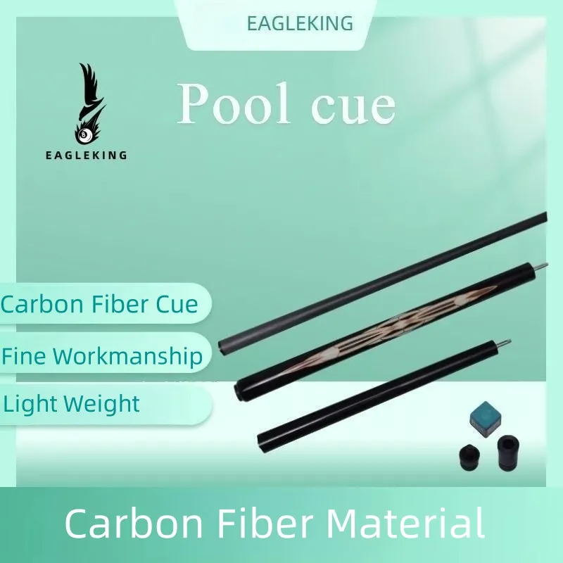 

New Style Senior Carbon Fiber Billiard Cue Carbon & Fiberglass Butt Black Technology Pool Cues Support For Customize Pool Cues