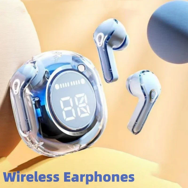 TWS T8 Wireless Earphone Bluetooth 5.3 Headphones Sport Gaming Headsets Noise Reduction Bass Wireless Headphones