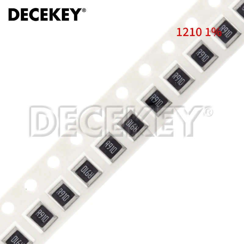 50pcs 1210 1% SMD resistor 0R ~ 1M 1/2W 0 1 10 100 150 220 330 ohm 1K 2.2K 10K 100K 220K 470K 1R 10R 100R 150R 220R 330R 470R