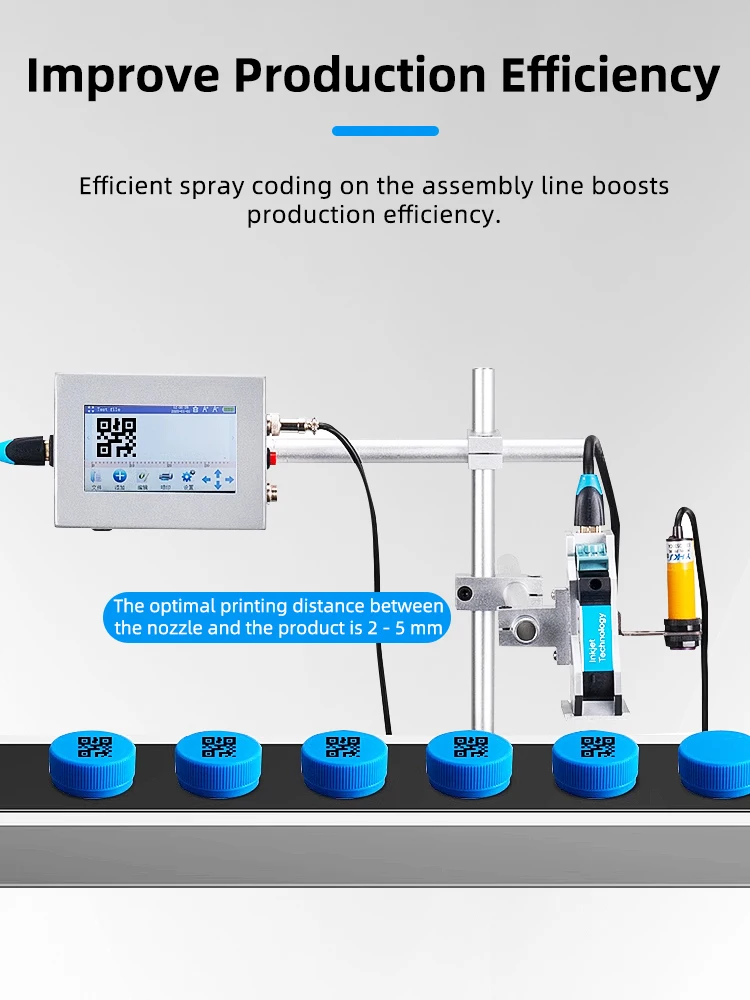 Дешевый 4,3-дюймовый термоструйный принтер H430, 12,7 мм, машина для кодирования партии, пластиковый пакет для бутылок