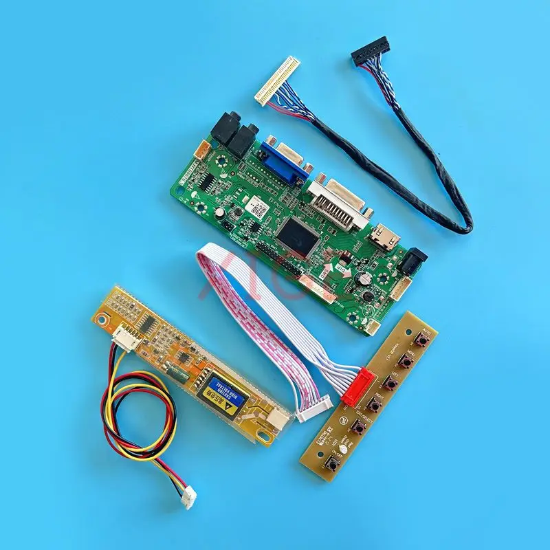 MNT68676 Driver Controller Board Fit LTN141AT02 LTN141AT03 HDMI-Compatible 1CCFL Kit DIY VGA DVI 1280*800 30Pin LVDS LCD Monitor