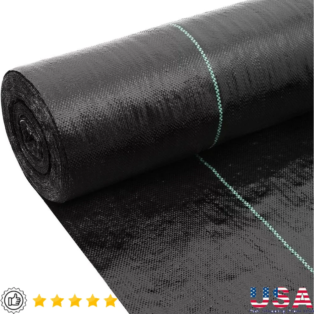 قماش Geotextile مقاس 13 × 115 قدمًا، حاجز أعشاب للمناظر الطبيعية على الطرق التجاري، التحكم في تآكل الصرف الفرنسي