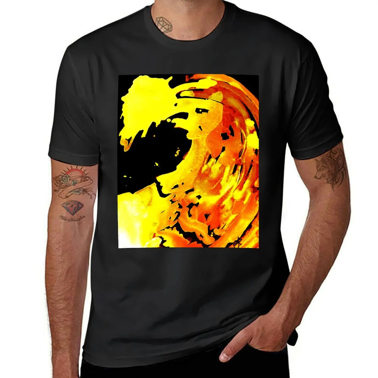 

GOLDFALL T-Shirt sublime graphics funnys oversized t shirts for men