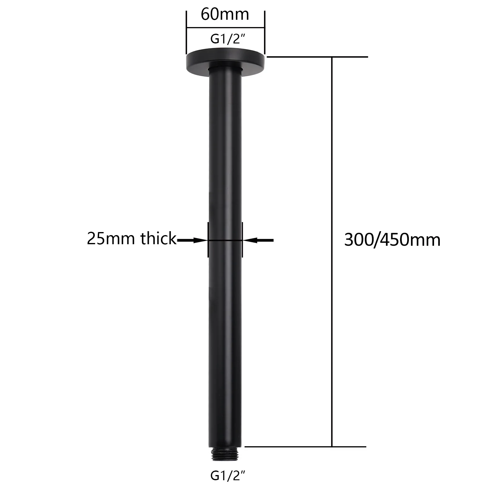 **Sydney Stock** KYLINS Brushed Gold Gun Metal Chrome Black 8-16'' Rain Shower Head Set Ceiling Arm Mixer Taps WELS WATERMARK