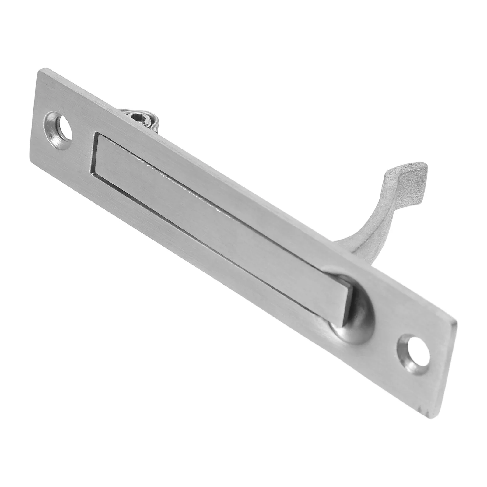 Maniglia per porta tascabile da incasso Maniglia per porta scorrevole moderna con bordo in argento in acciaio inossidabile Maniglia per dito nascosto a filo