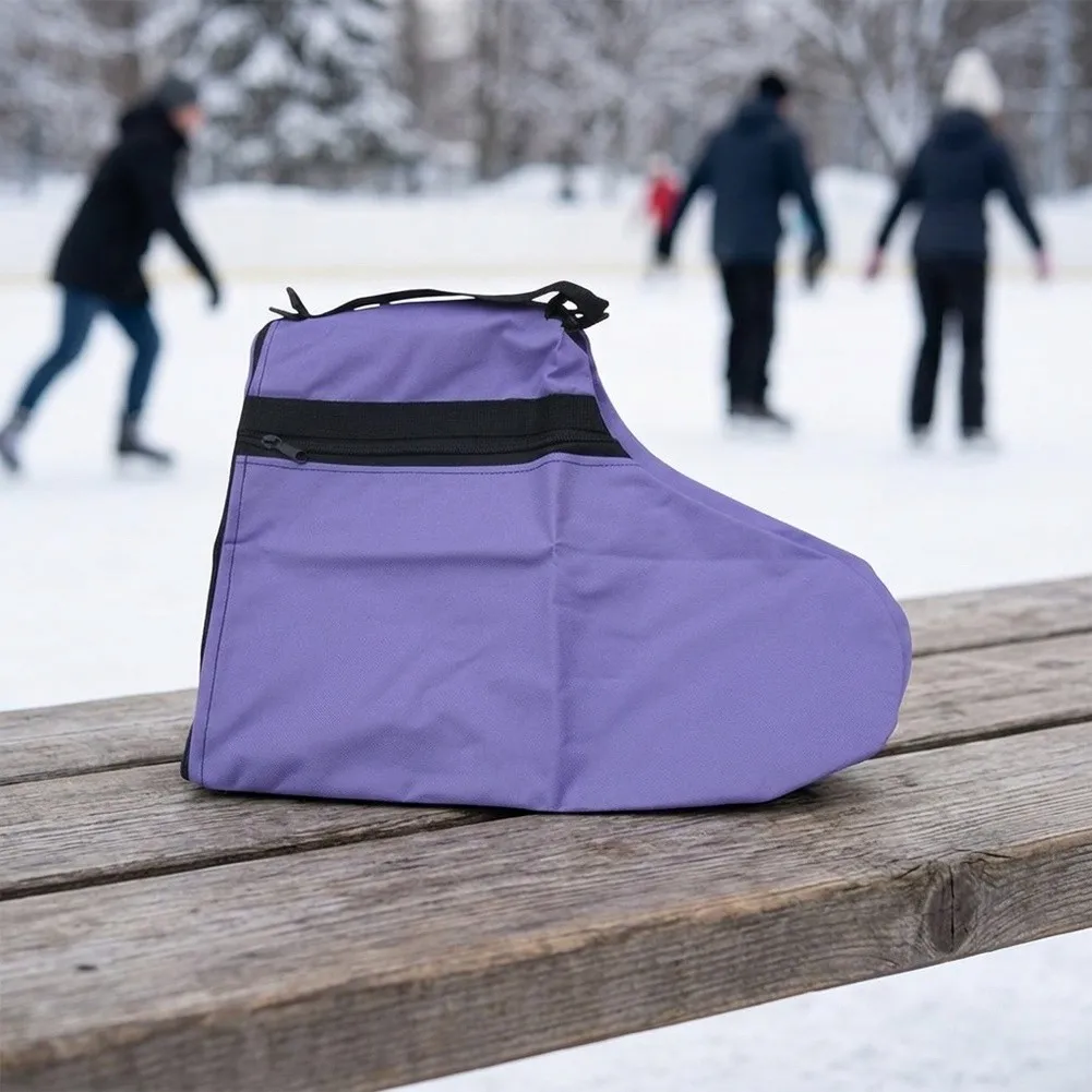Portable Sports Gear Roller Skate Bag For Travel And Training Large Capacity Design Lightweight Fabric Secure Zipper Closure