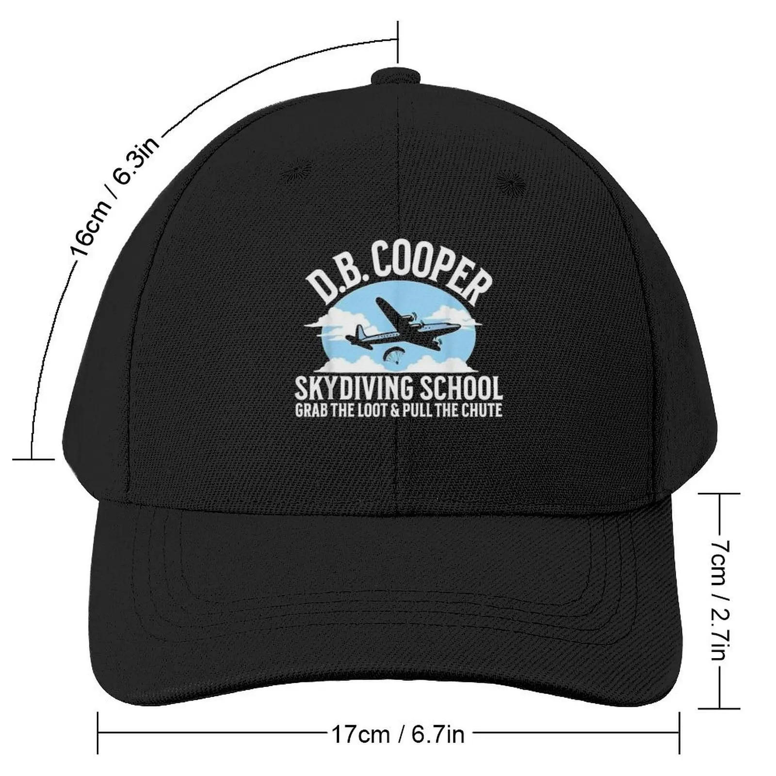 Db Cooper Skydiving Team a Db Cooper Skydiving Team a Db Cooper Skydiving Team Baseball Cap Rugby Men's Women's