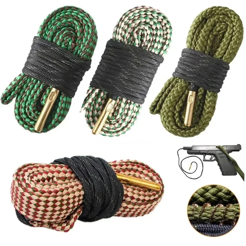 1 Stück Waffenreinigungsset Jagdgewehr-Reinigungsschlange 12GA .308 .22 .223 .38 Kaliber 5,56mm 7,62mm 16GA 20GA Wiederverwendbare Waffenschlange