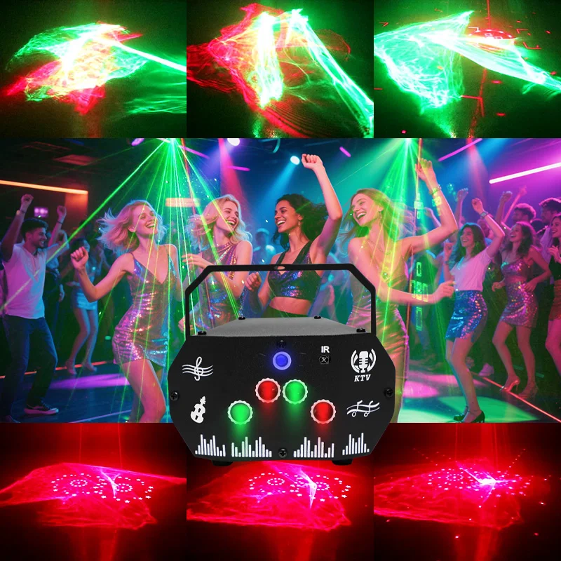 Mini 3 IN 1 Dreamy Light LED USB 5V Rotating Projector Bedroom Home KTV Bar Christmas Birthday Holiday Creative Romantic Lights