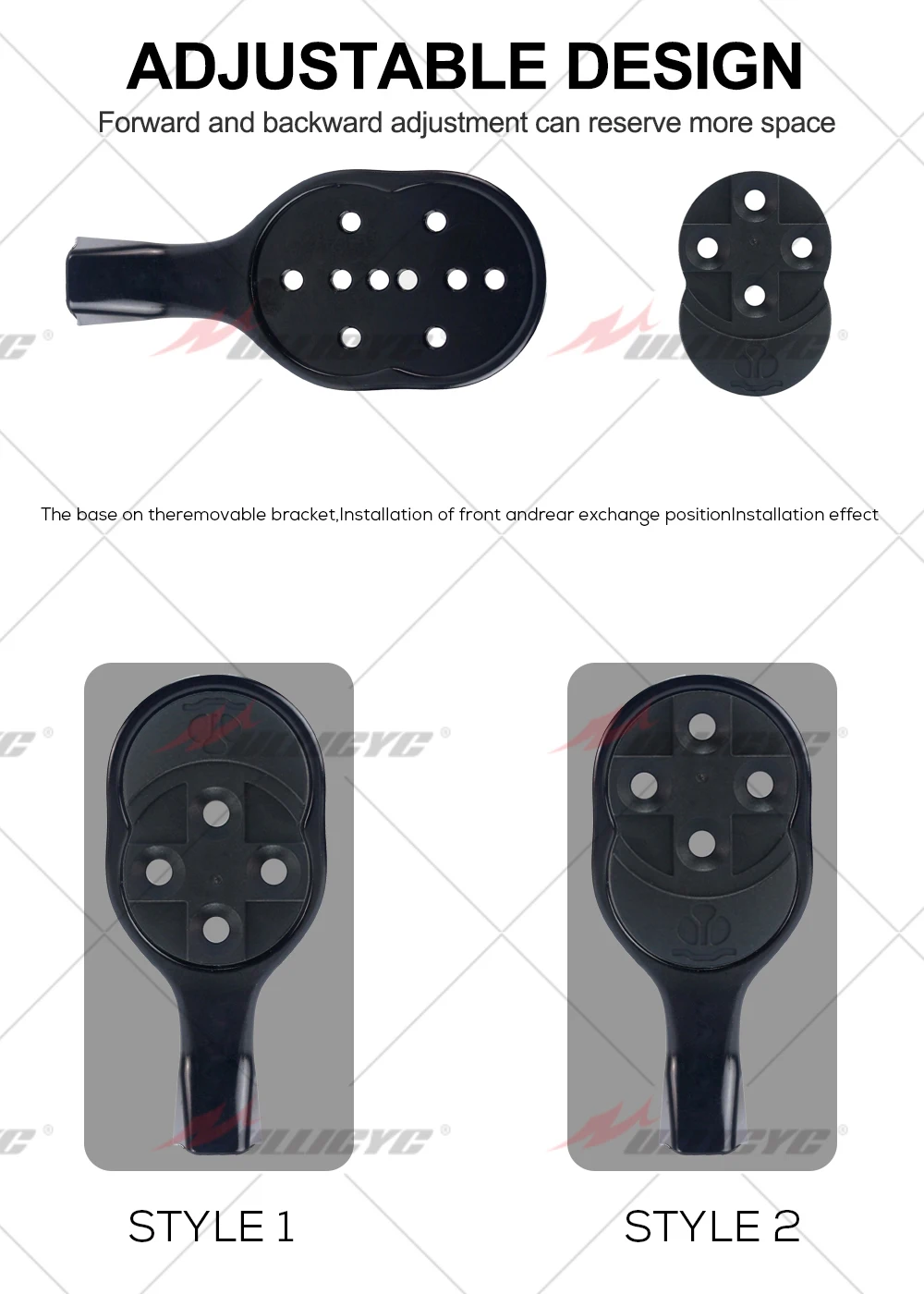 ULLICYC – Halterung für SL8-Lenker / SL7-Vorbau, Computerhalterung, Stoppuhrhalterung, GPS-Fahrradhalterung für Garmin, GoPro, Bryton, Wahoo, aus Aluminiumlegierung. – Detail 11