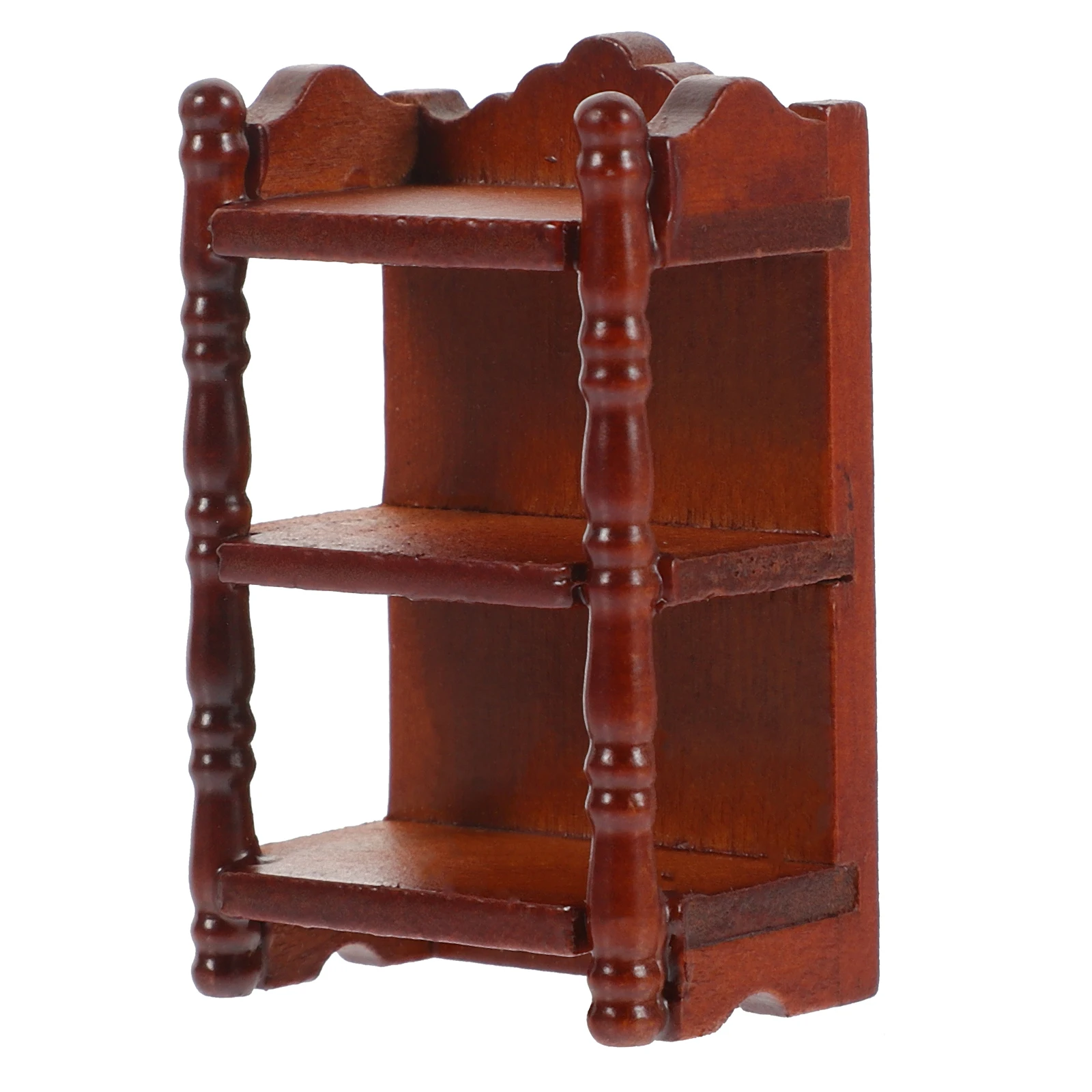 Miniatuurmeubilair Poppenhuis Nacht St Peuterstijl Hout Materiaal Ontwerp Mini Nightst Opslag ganizer Huisaccessoire