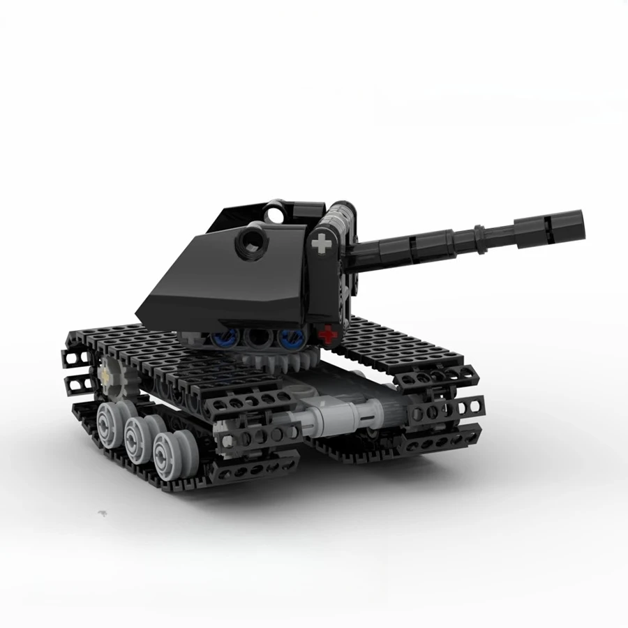 

Creative Windmill/Chain Wheel Model Building Blocks Military Series Crawler Tank/Wheeled Gun Assembly Toys MOC Bricks DIY Gifts