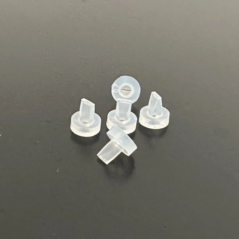 10PCS Clear Silicone Duckbill Valve Urine System Medical Grade Non-Toxic Disposable for Health Care