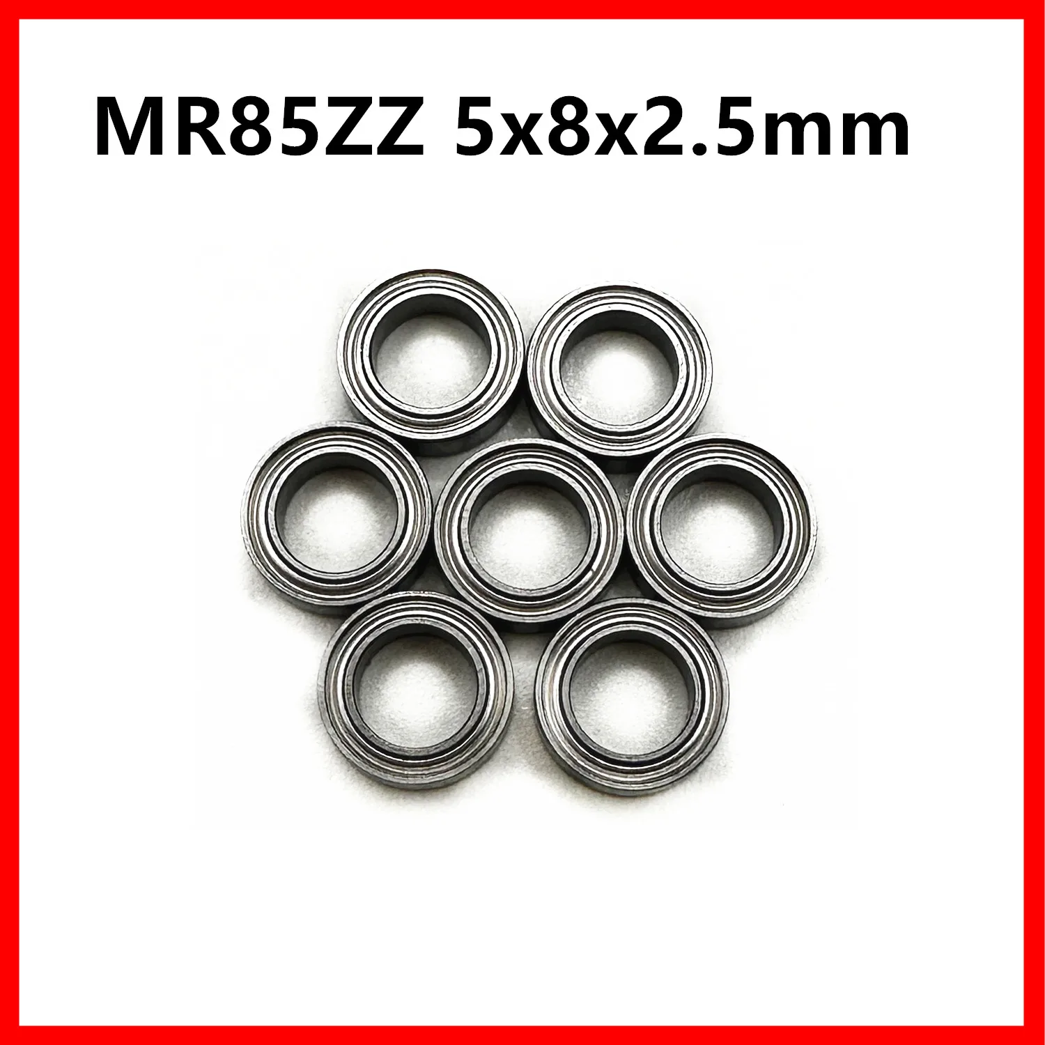 10Pcs MR85ZZ L-850ZZ 5x8x2.5 mm Deep Groove Ball Bearing Miniature Bearing High Quality Advanced MR85 MR85Z