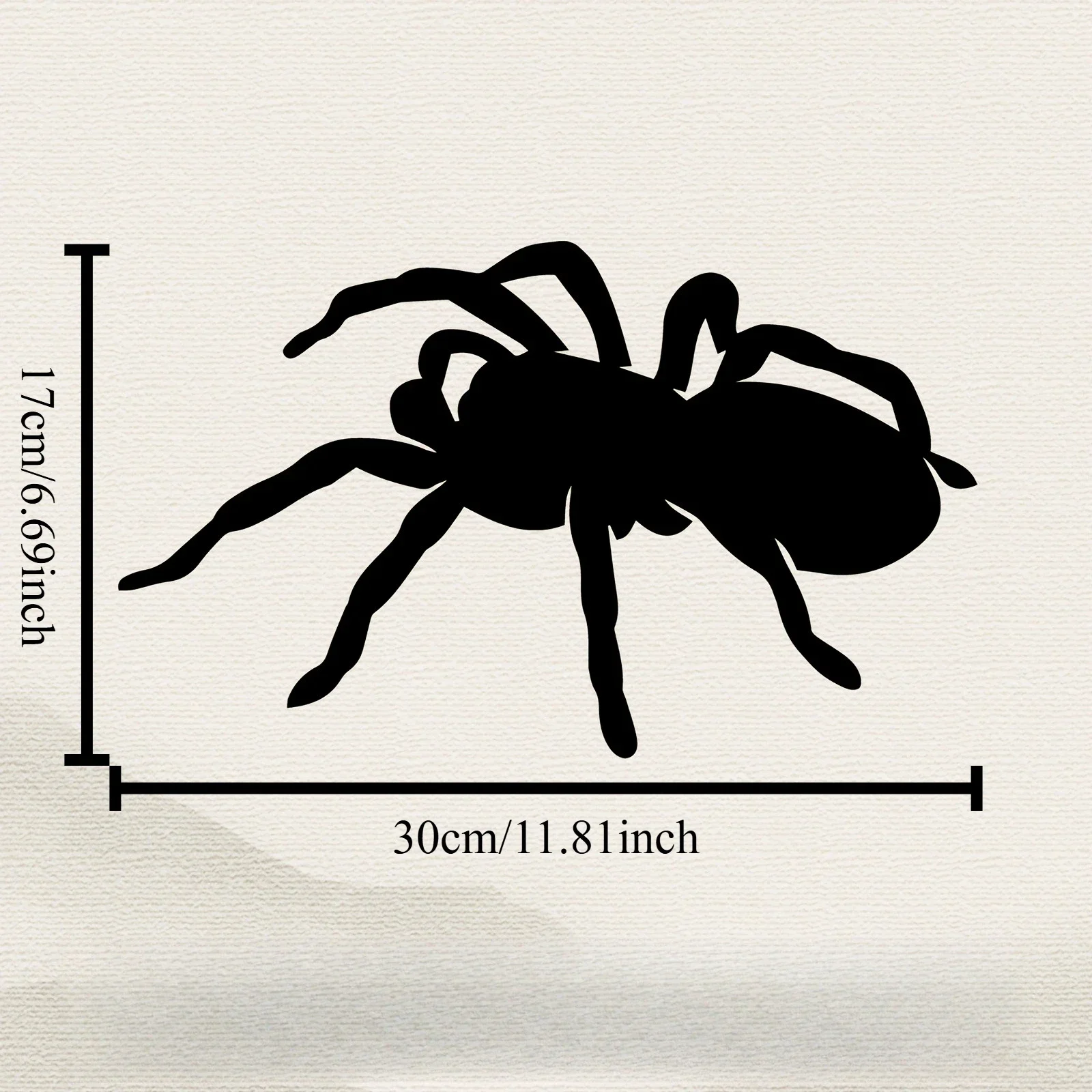 CIFBUY Pretty Halloween Spider Metal Wall Art, Spooky Iron Wall Hanging Ornament for Farmhouse Entryway Halloween Party Home - view 4